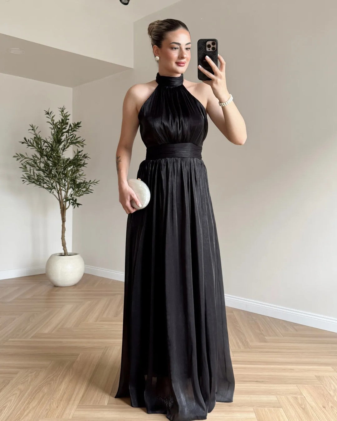 Muse Halter Maxi Dress