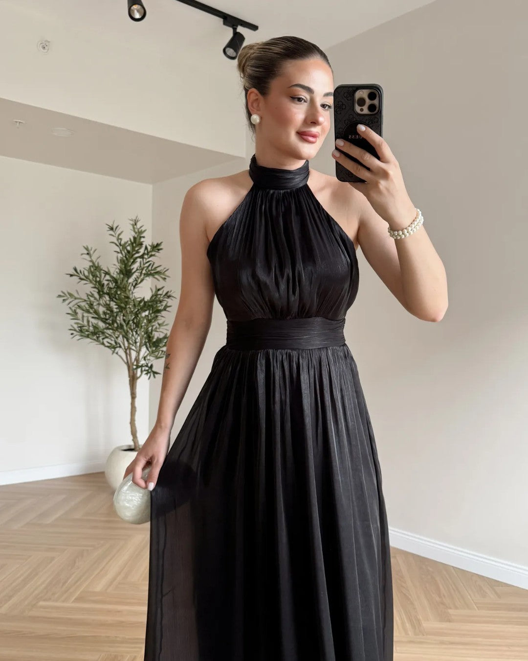Muse Halter Maxi Dress