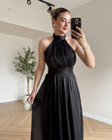 Muse Halter Maxi Dress