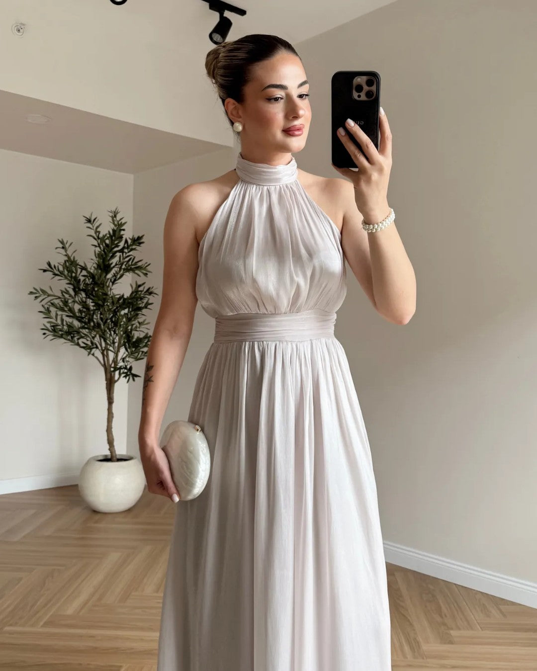 Muse Halter Maxi Dress