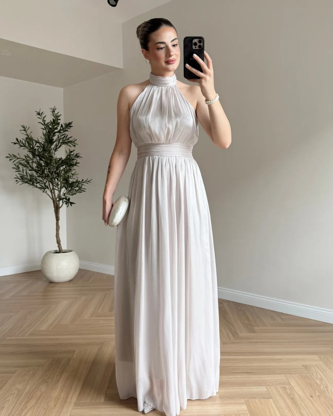 Muse Halter Maxi Dress