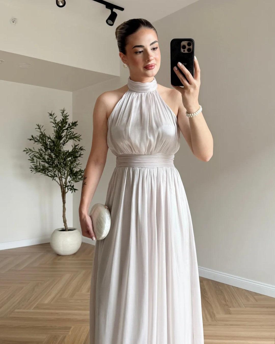 Muse Halter Maxi Dress
