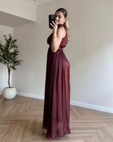 Muse Halter Maxi Dress