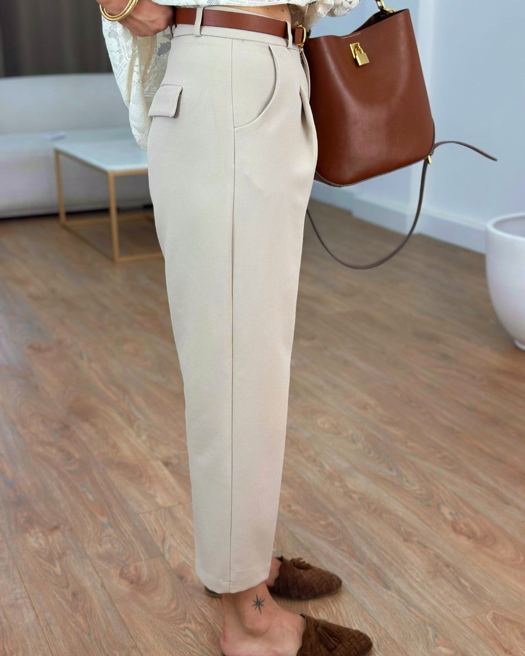 Must Have Formal Pants+ Belt