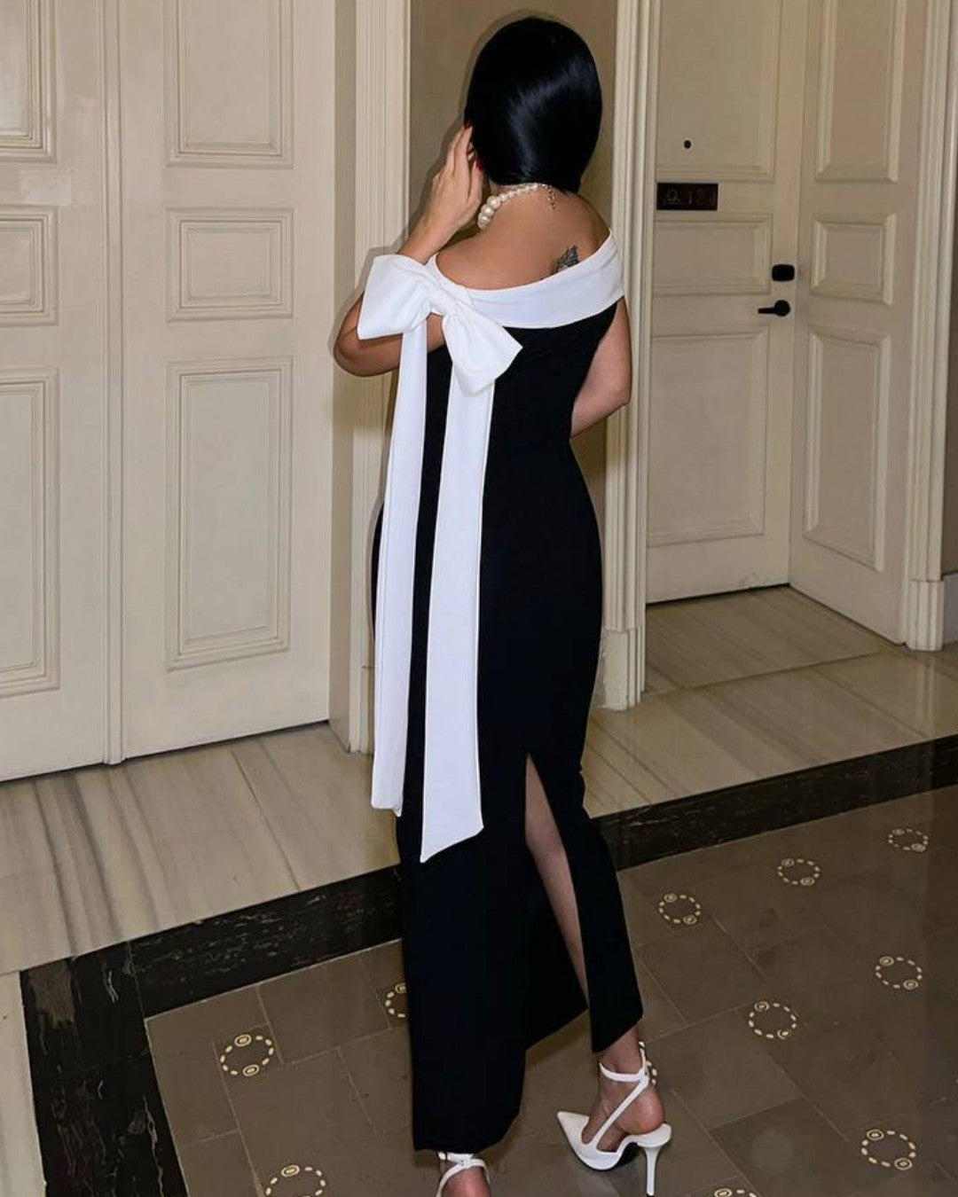 Noir Bow Dress