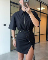 Noir Edge Dress