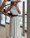 Old-Money Polka Dress + Belt