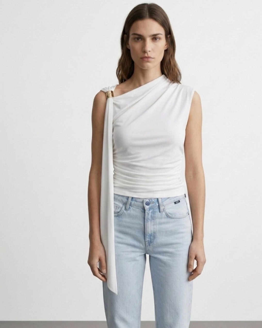 One-Shoulder Statement Top