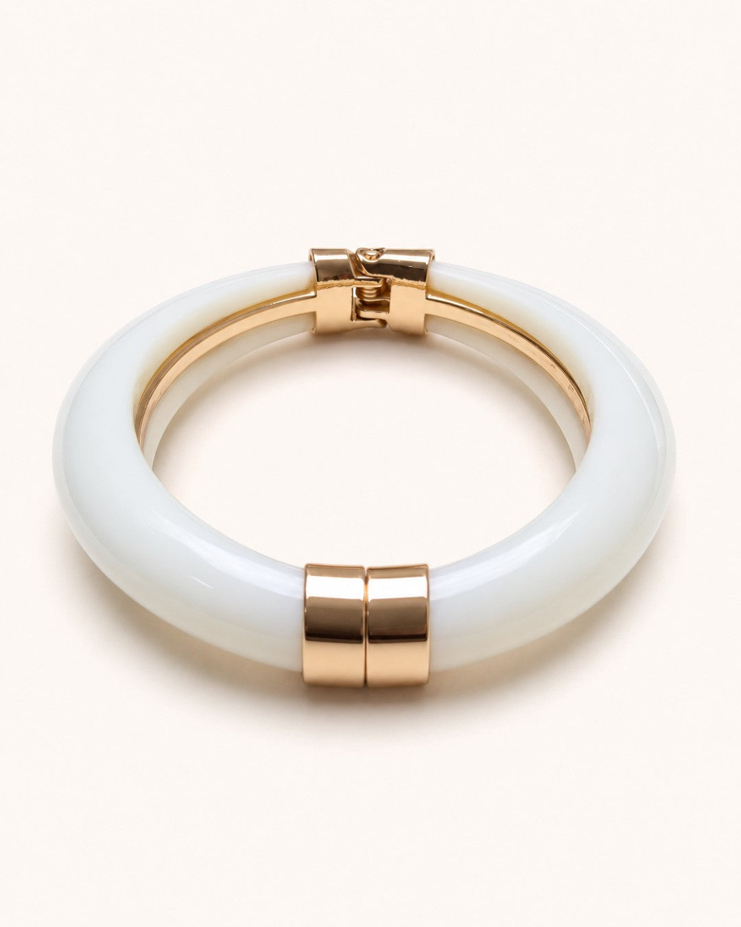 Opaline Halo Gold Bracelet