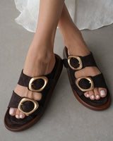 Oran Comfort Buckle Slides