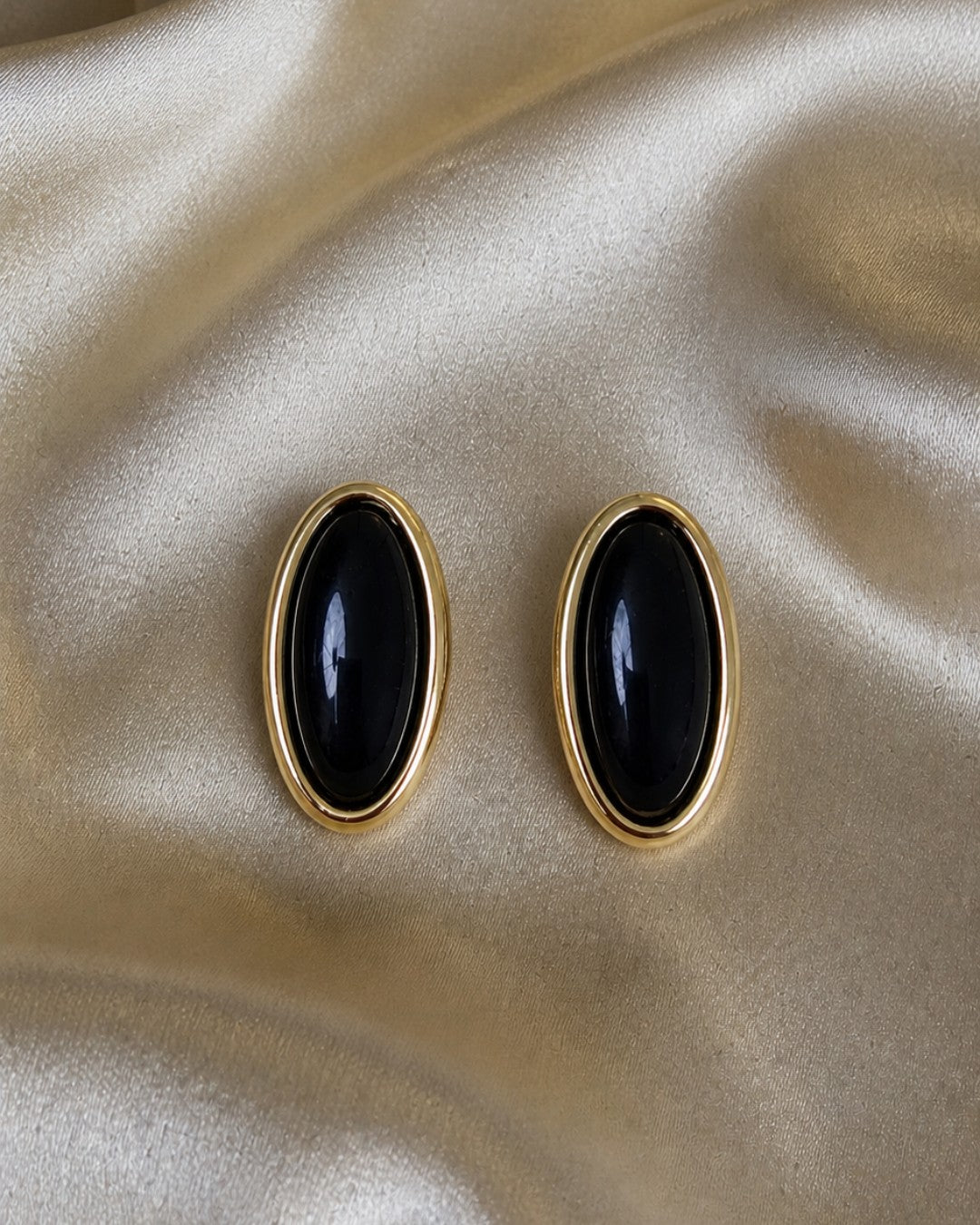 Oval Statement Earrings
