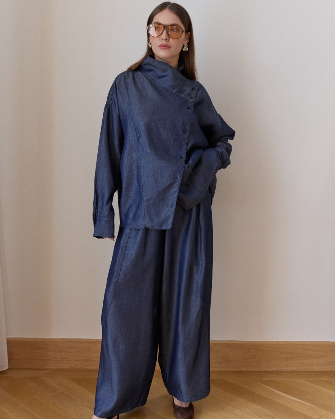 Oversized Denim Co-Ord Set