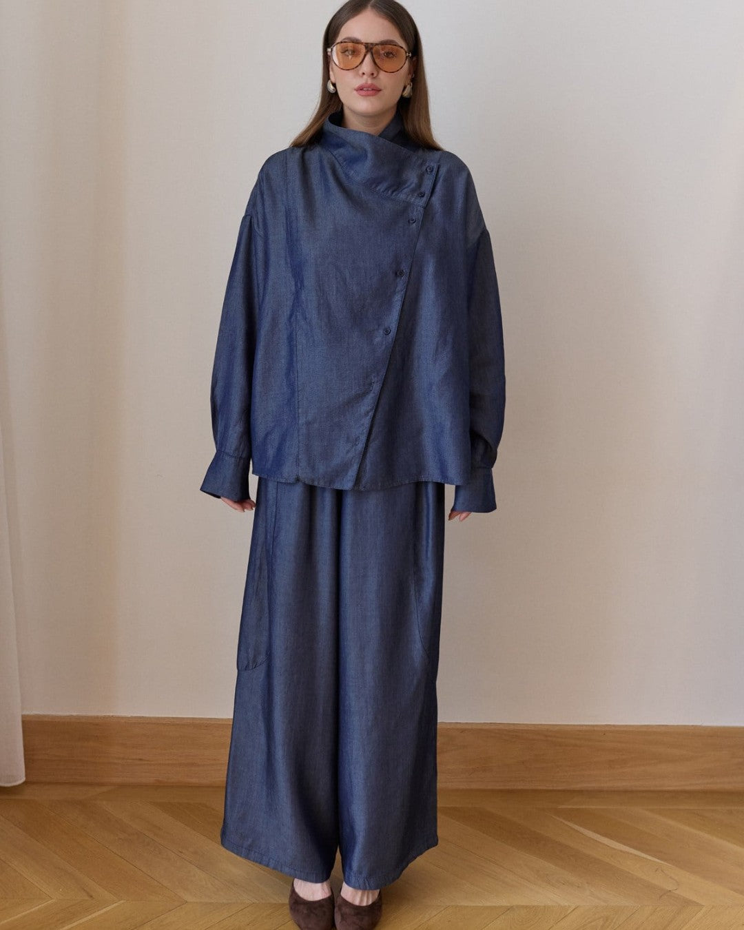 Oversized Denim Co-Ord Set