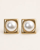 Palais Pearl Square Studs