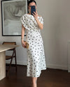 Paris Polka Silhouette Dress