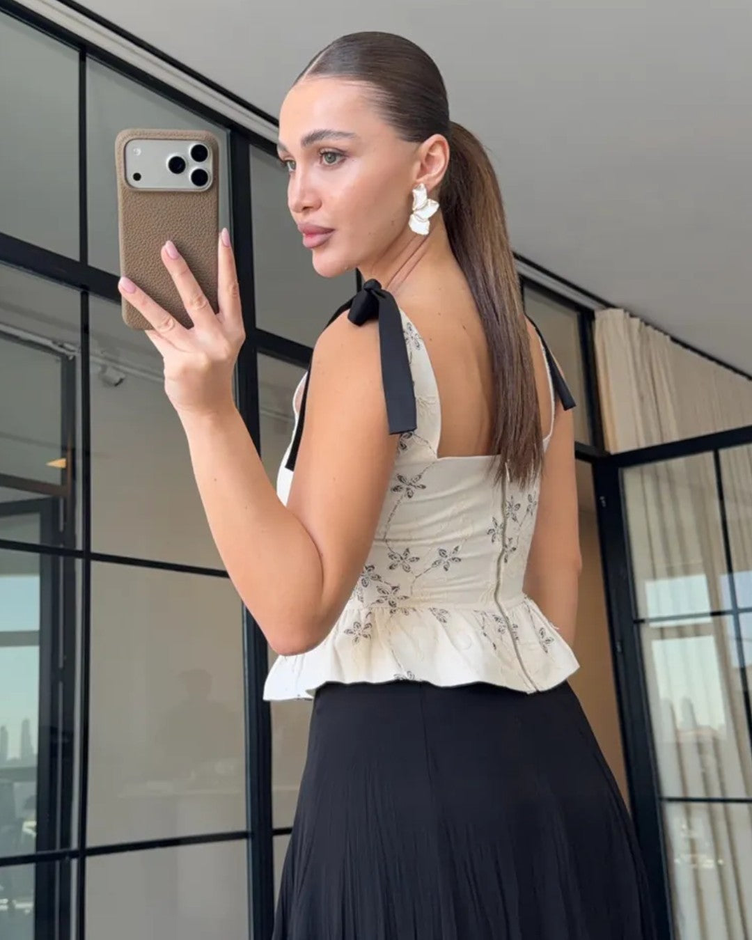 Parisian Bow Corset Top