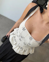 Parisian Bow Corset Top