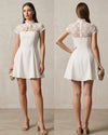 Parisian Lace Mini Dress