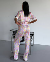 Pastel Mirage Pajama Set