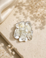 Pearl Rose Brooch