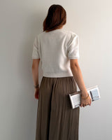 Pink Bloom Cream Knit
