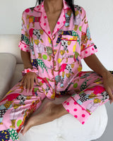Pink Jungle Pajama Set