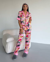 Pink Jungle Pajama Set