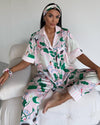 Pink Lotus Pajama Set