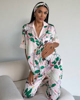 Pink Lotus Pajama Set