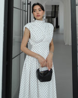 Polka Dot Feminine Elegance Dress