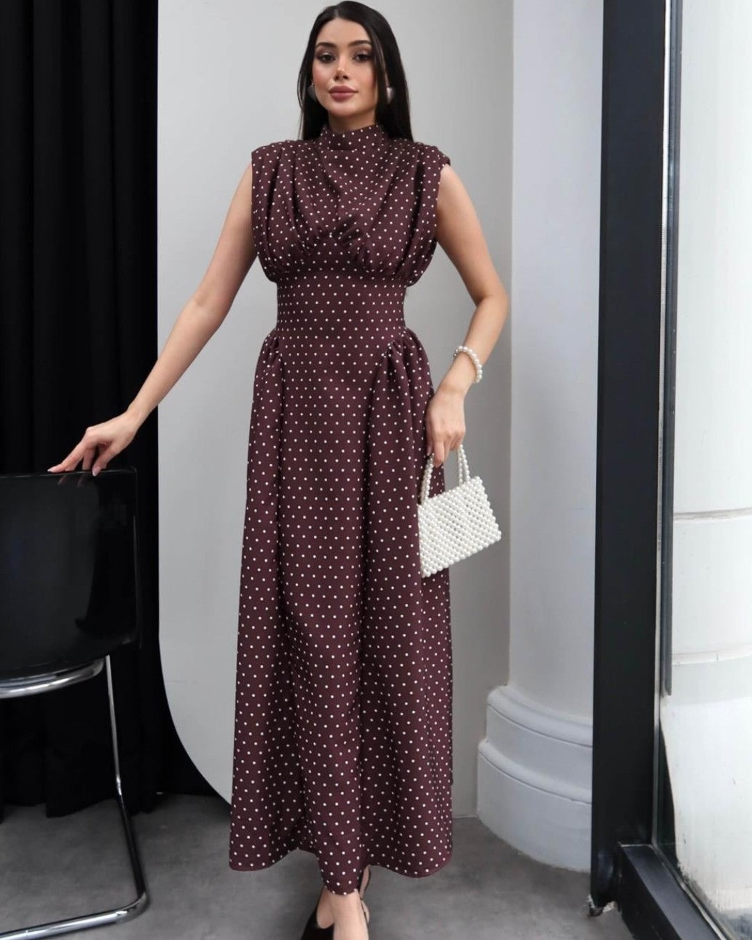 Polka Dot Feminine Elegance Dress
