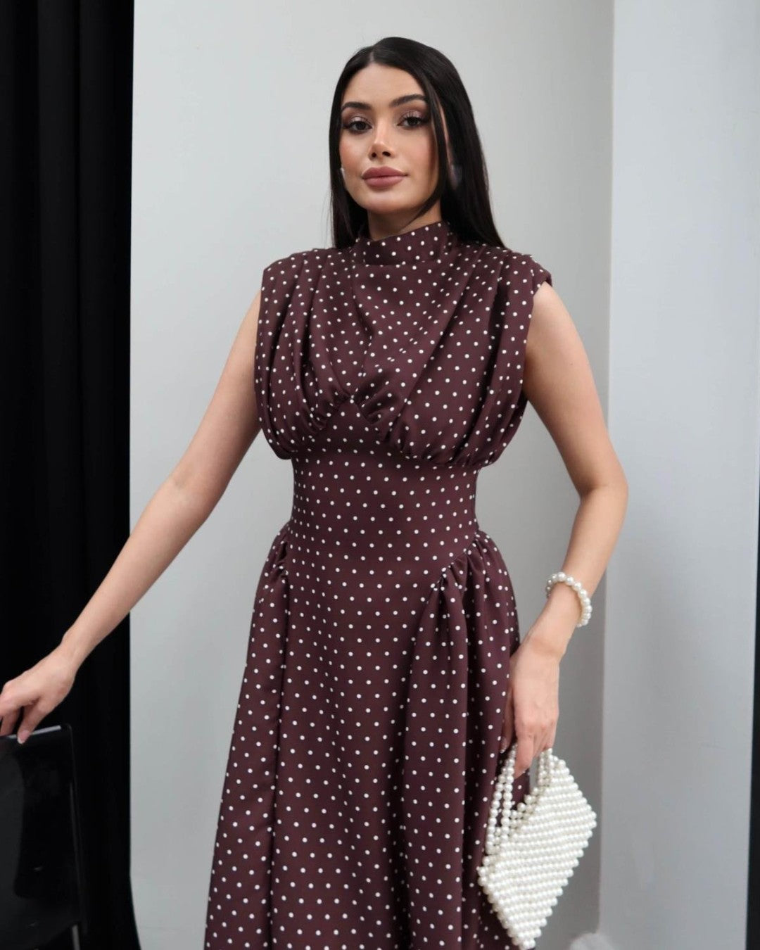 Polka Dot Feminine Elegance Dress