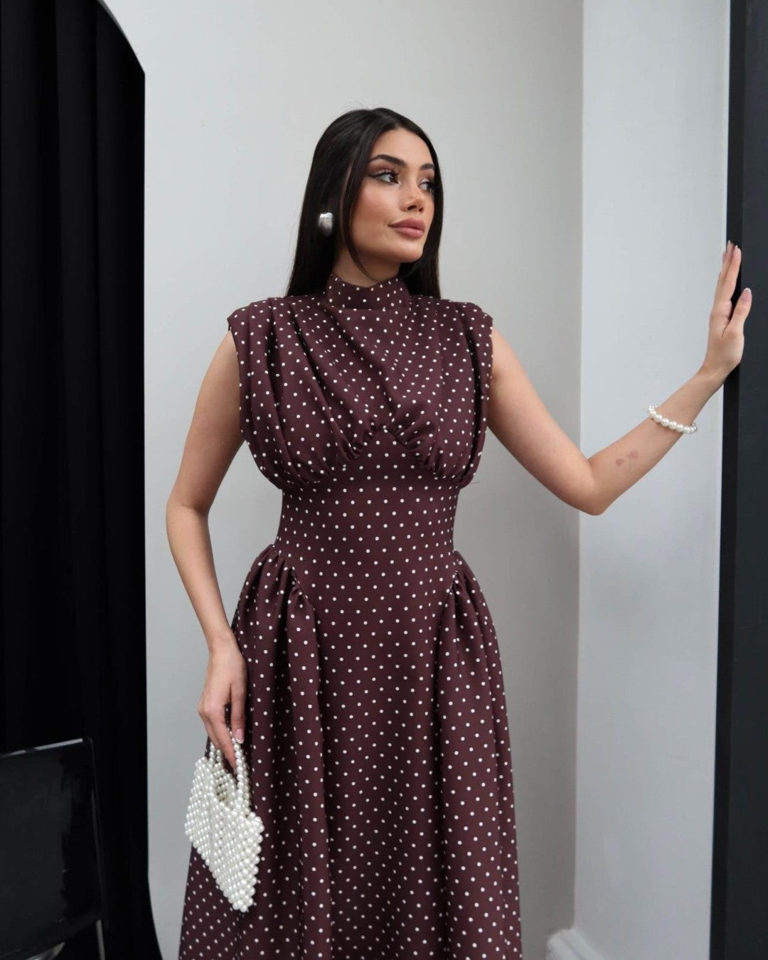 Polka Dot Feminine Elegance Dress