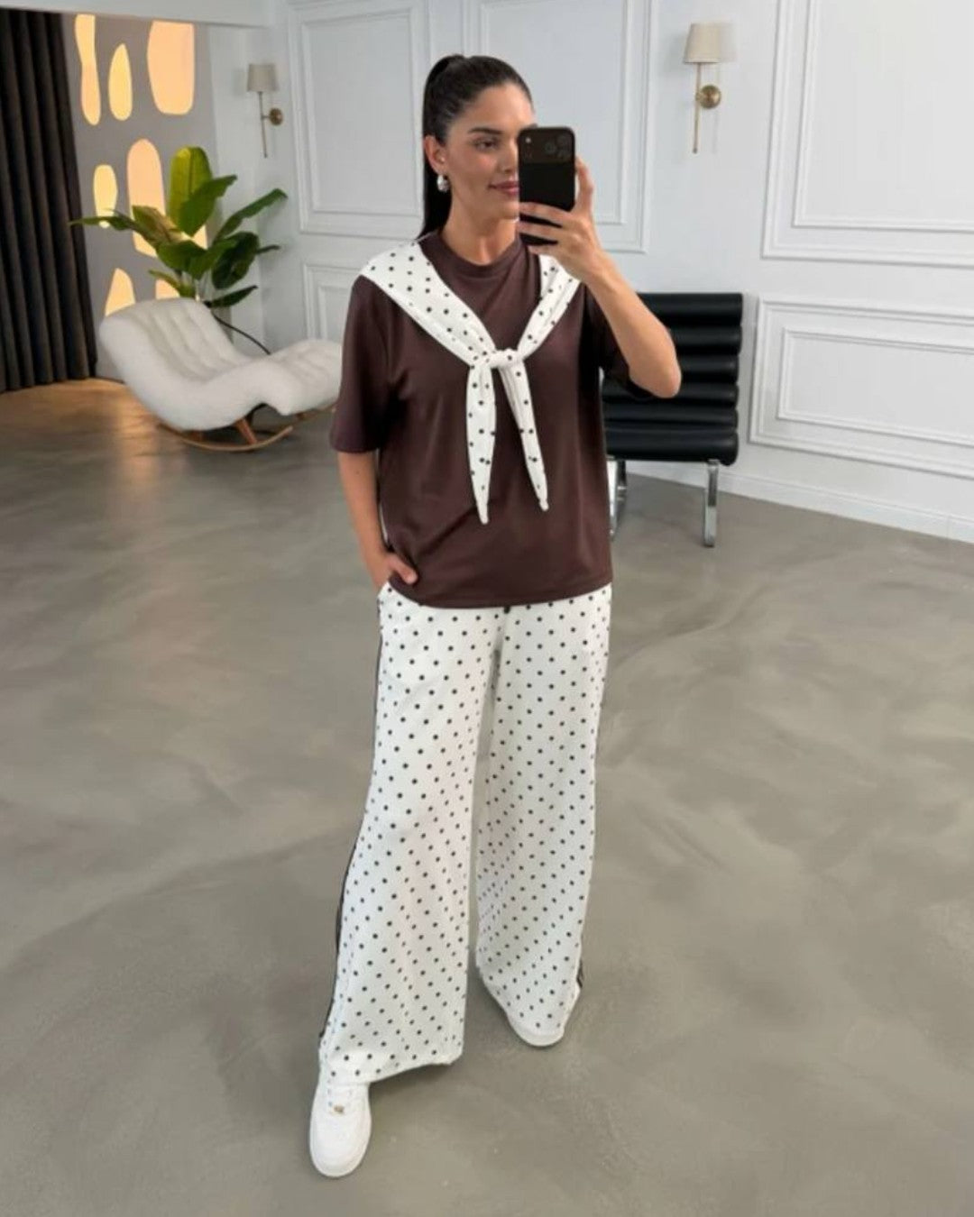 Polka Dot Relaxed Set
