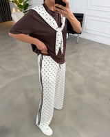 Polka Dot Relaxed Set