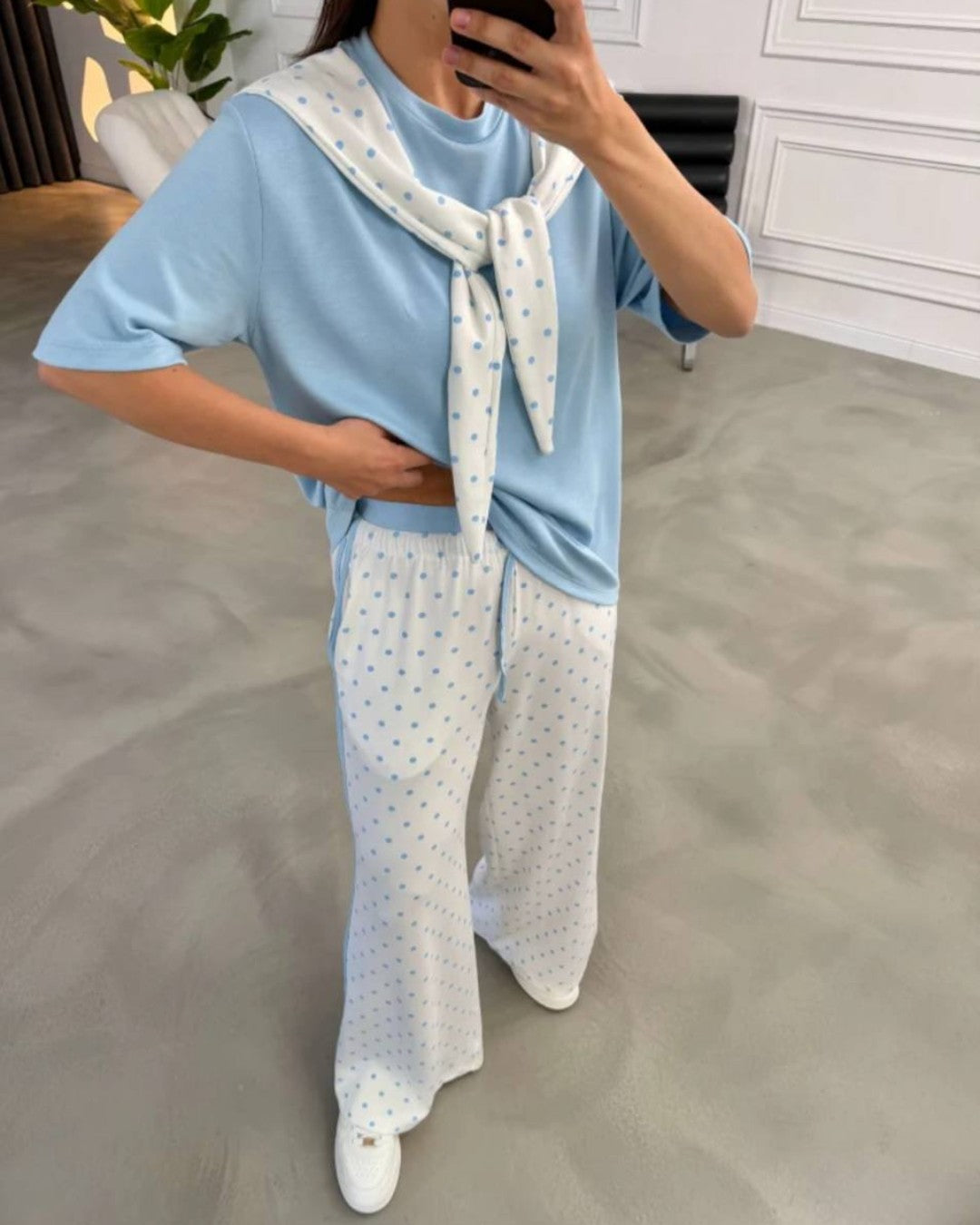 Polka Dot Relaxed Set