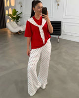 Polka Dot Relaxed Set