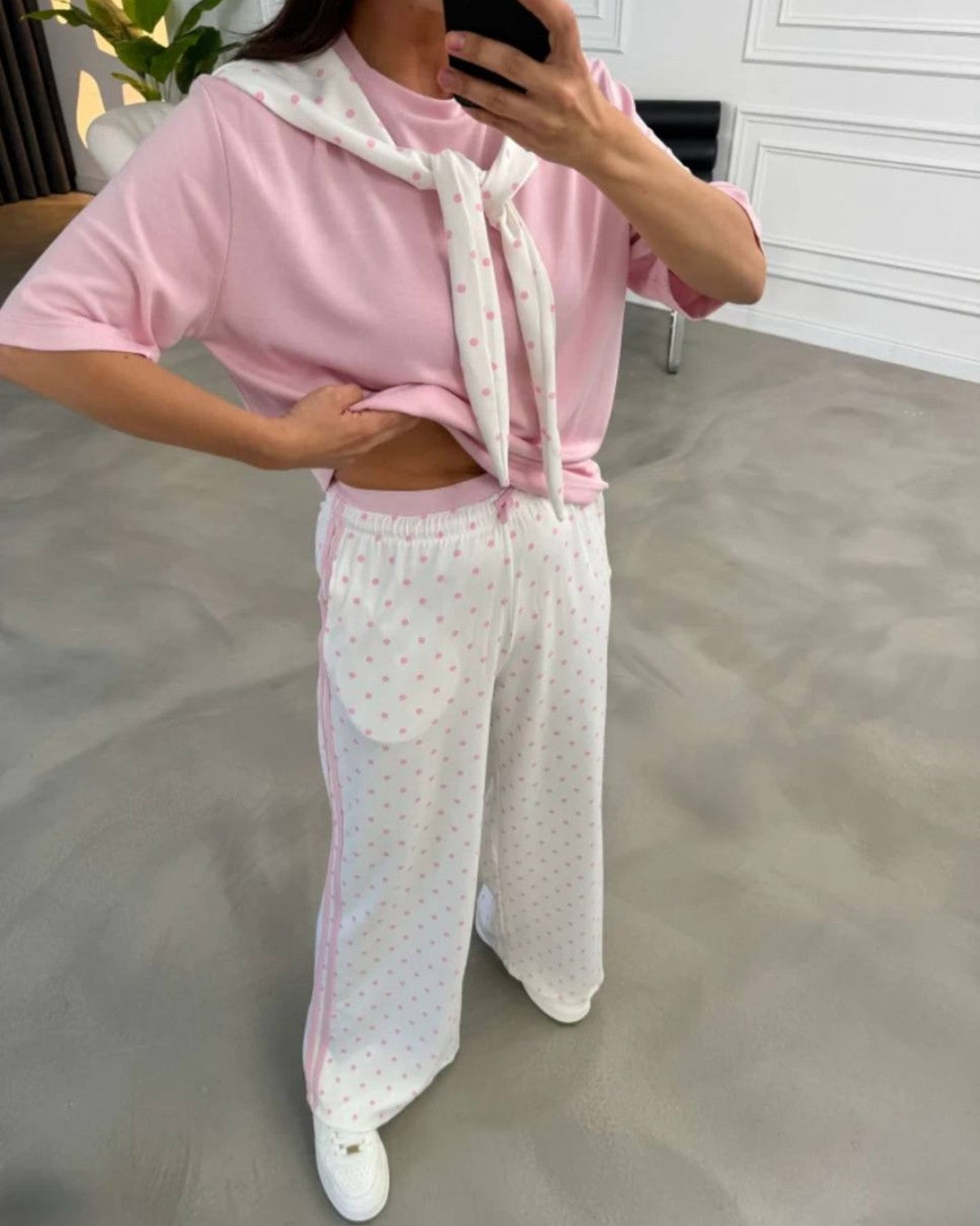 Polka Dot Relaxed Set