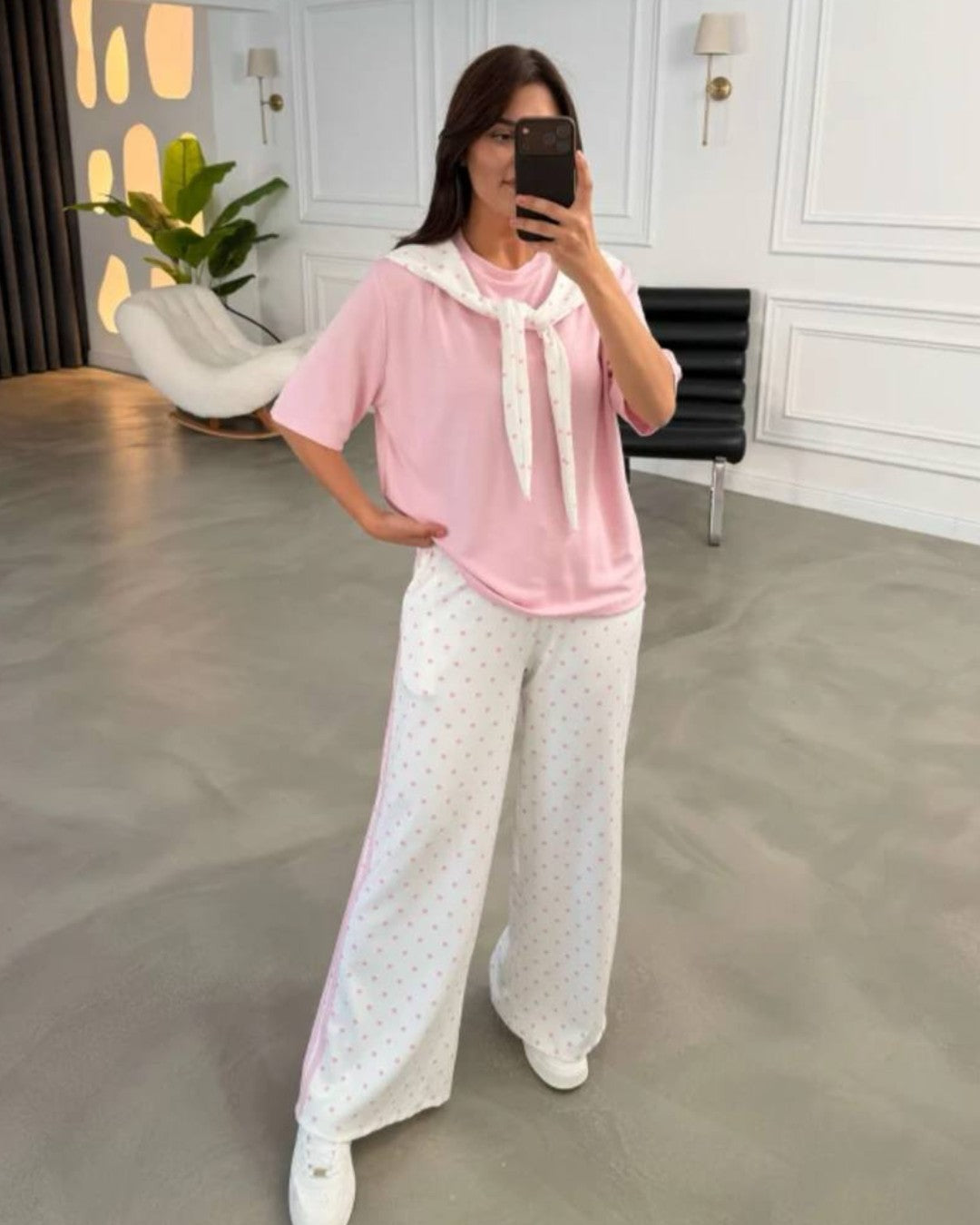 Polka Dot Relaxed Set