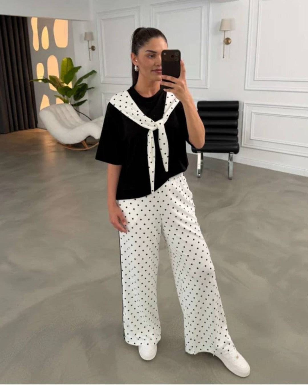 Polka Dot Relaxed Set