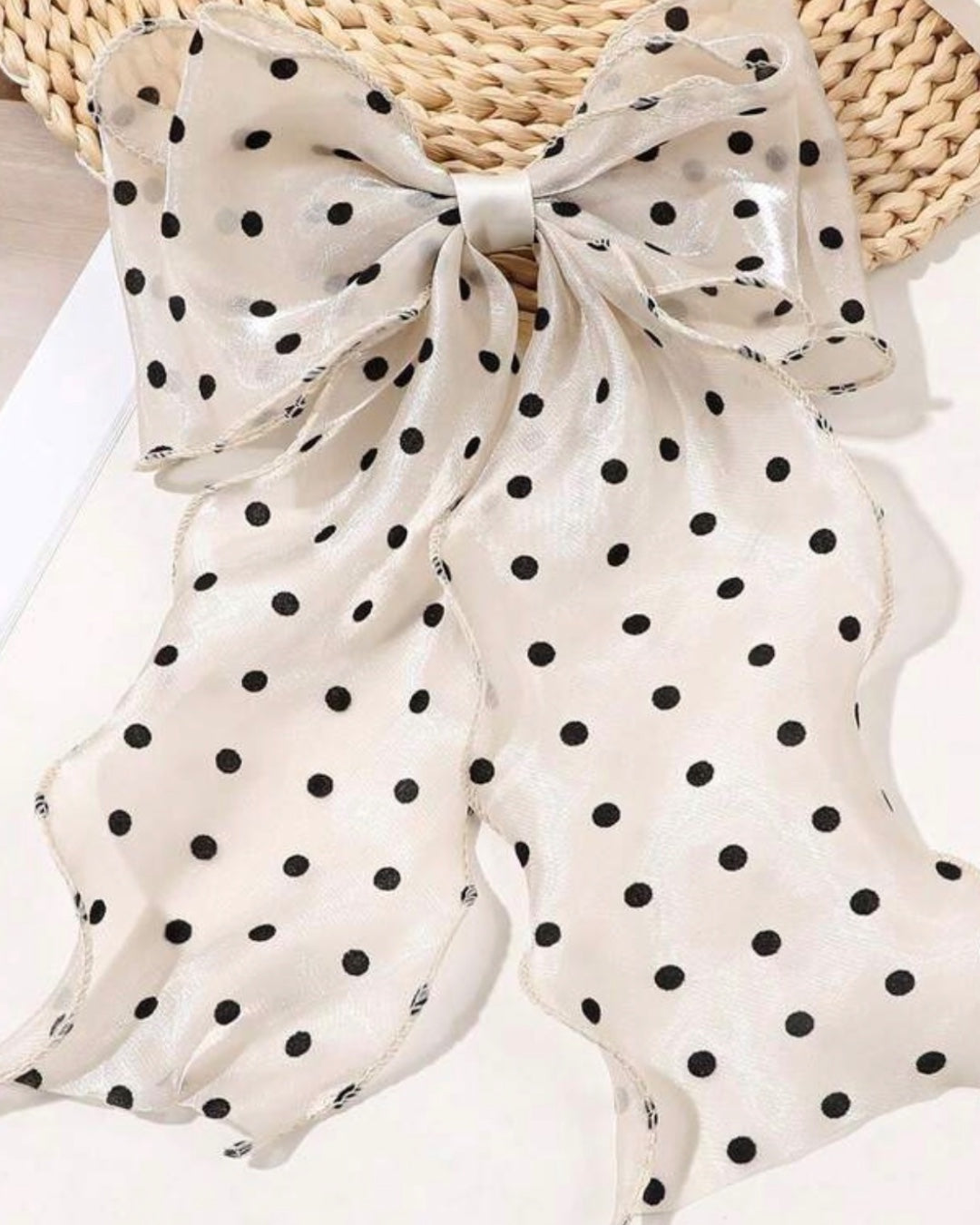 Polka Hair Clip