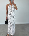 Polka Halter Dress
