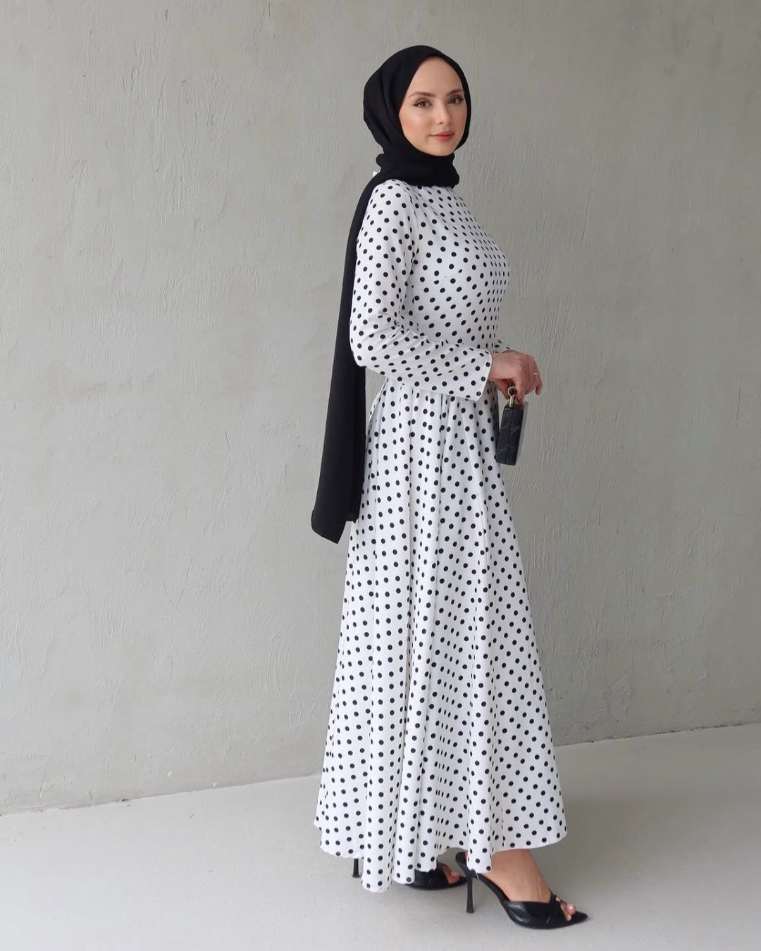 Polka Maxi Dress