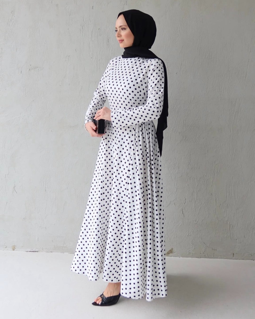 Polka Maxi Dress