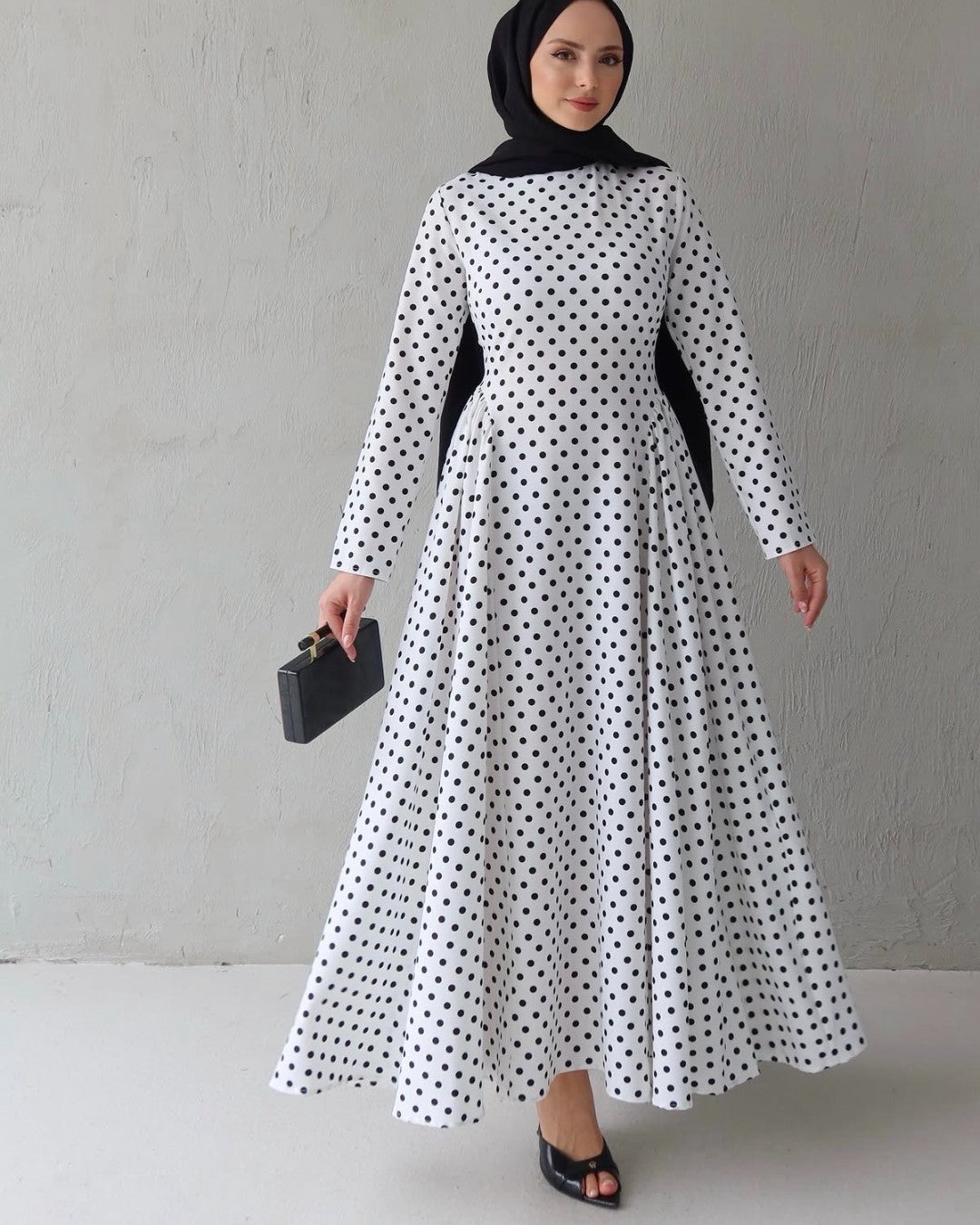 Polka Maxi Dress