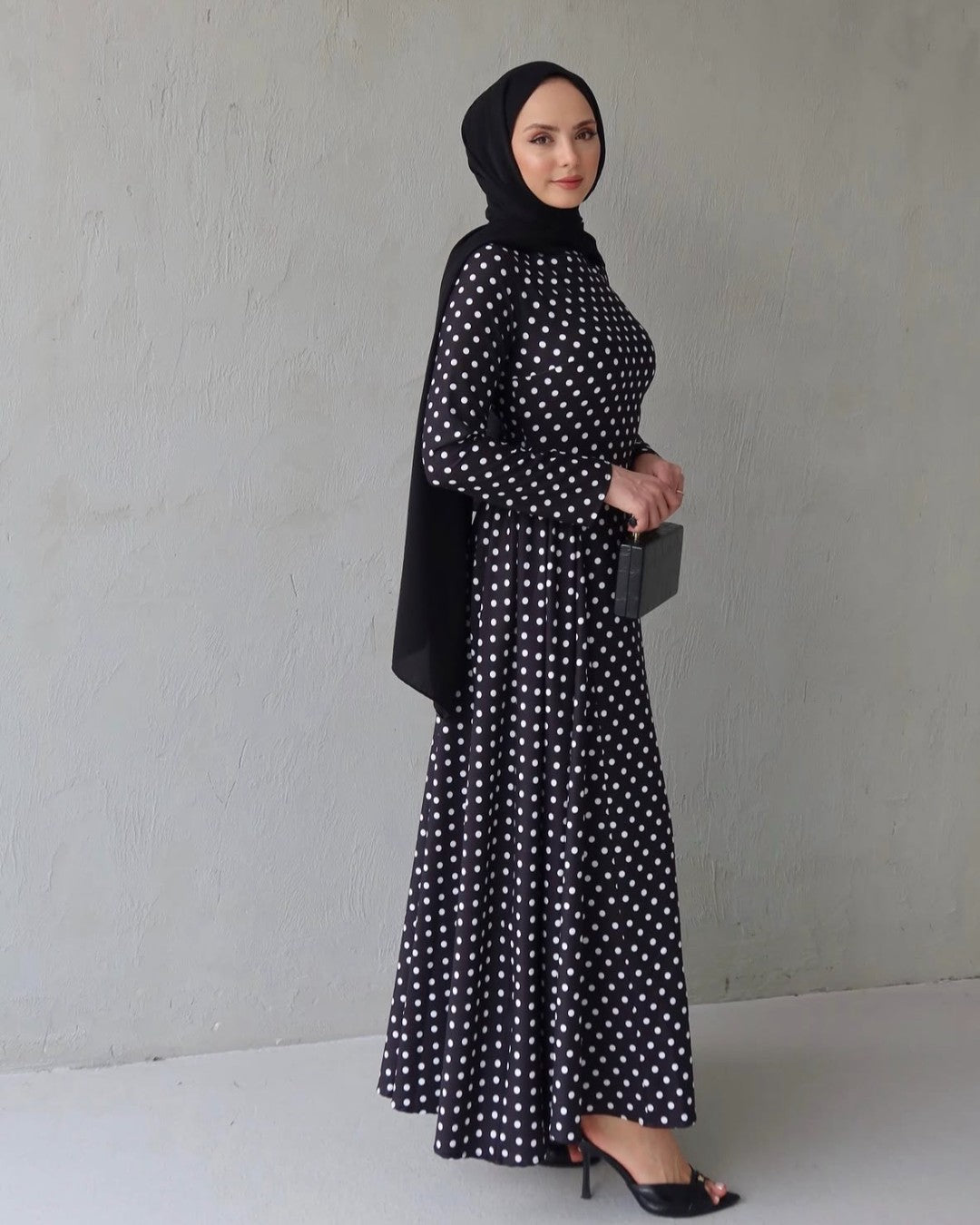 Polka Maxi Dress