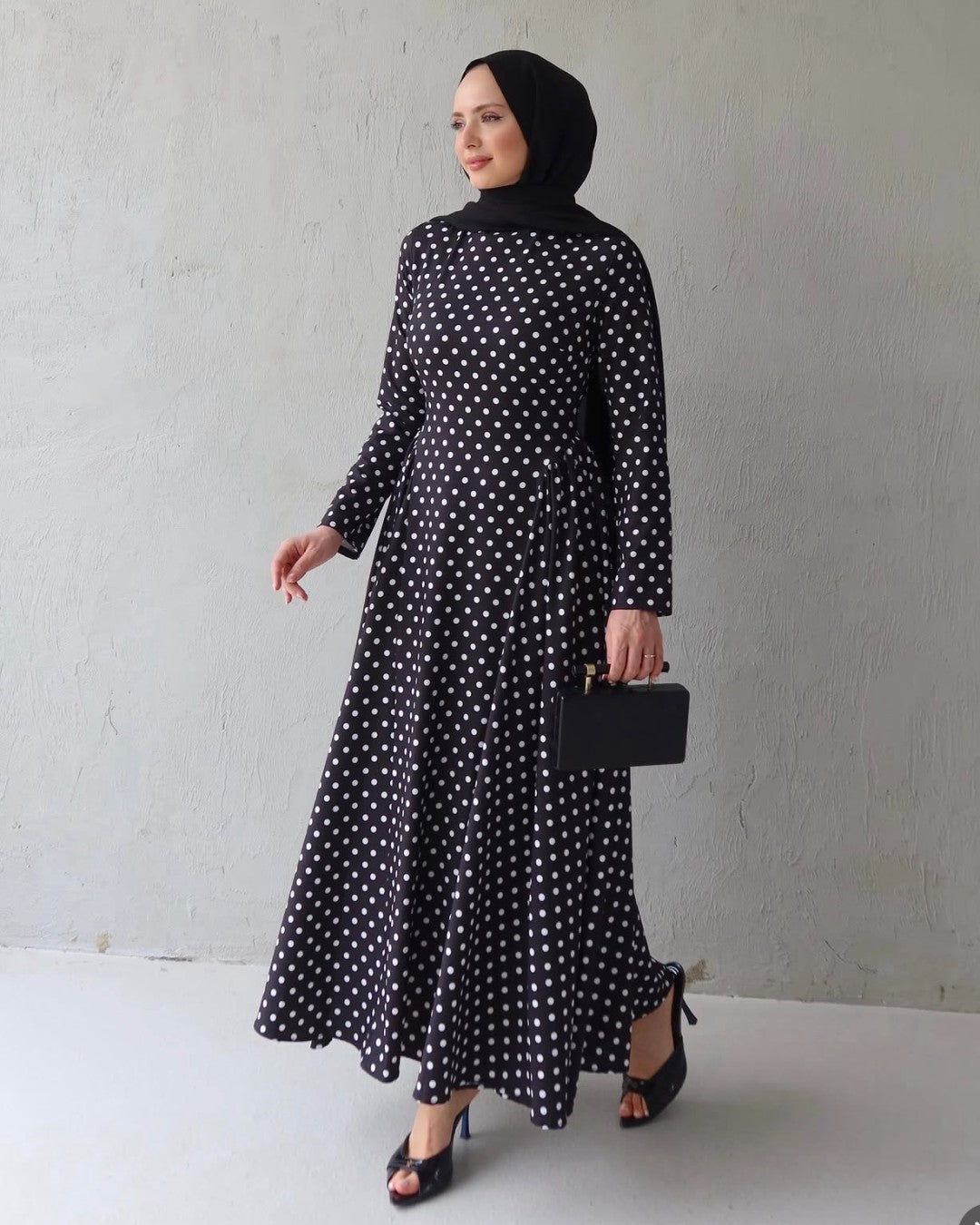 Polka Maxi Dress