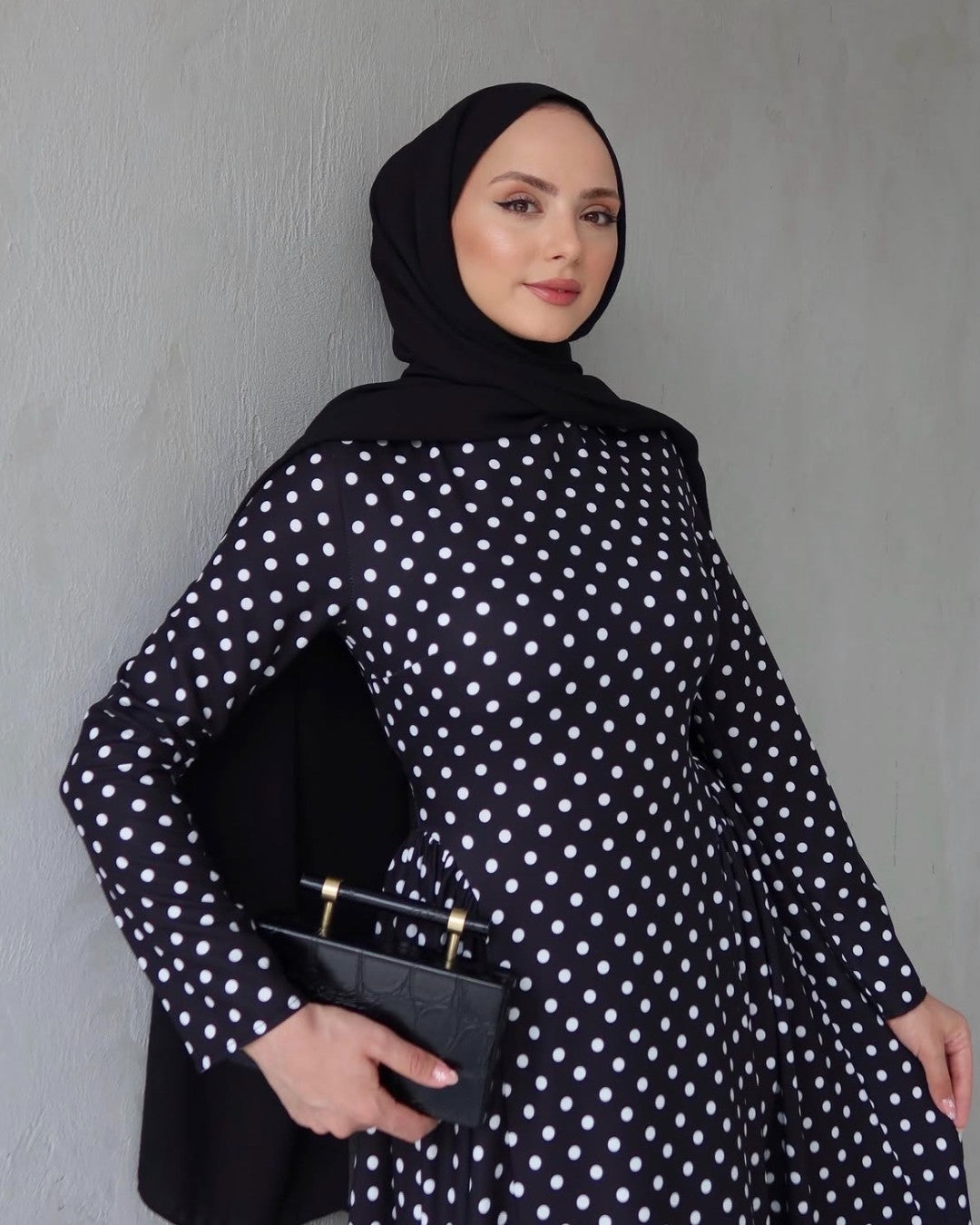 Polka Maxi Dress