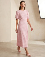 Polka Summer Midi Dress