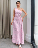 Positano One-Shoulder Dress